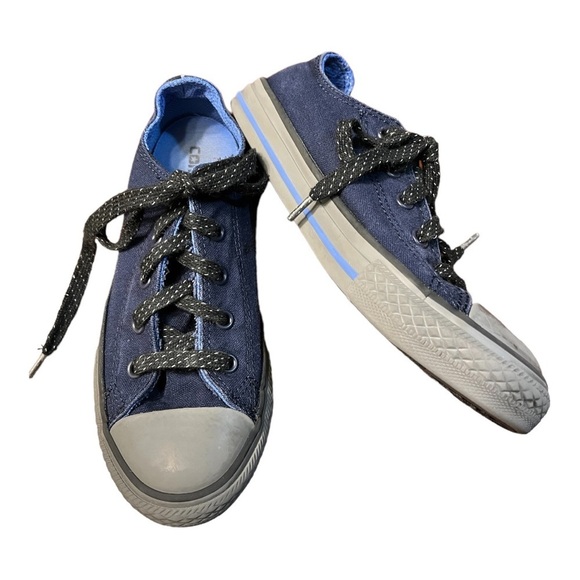 Converse All Star CounterClimate Water Repellent Blue Sneakers Lace-up Jr Size 2 - Picture 3 of 12